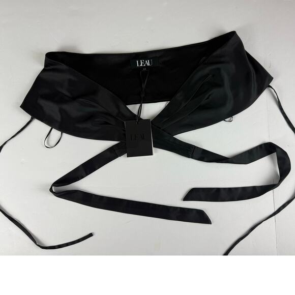 LEAU Black Top - Size XS - New With Tags! - Picture 1 of 7